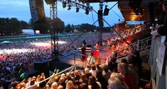 View of stage at Newmarket Nights