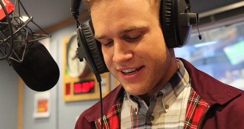Olly Murs in the Heart studio