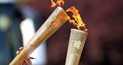 The Olympic Torch as photographed by Tom Penny