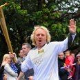 Keith Lemon with Olympic torch