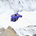 Valery Rozov jumps off Mount Everest