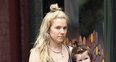 Sienna Miller with Marlowe and no make up