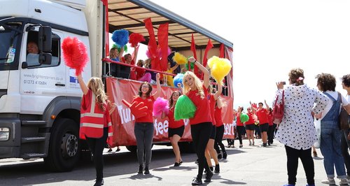 Heart at Brighton Pride