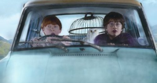 harry potter ron weasley chamber of secrets car