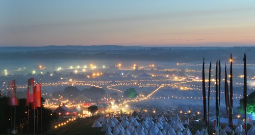 Glastonbury looking pretty